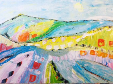 Malerei mit dem Titel "Provence" von Patrick Gianina, Original-Kunstwerk, Acryl