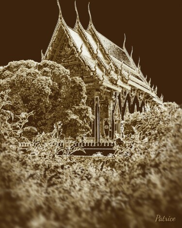 Photography titled "Mood of the Temple" by Patrick John Bennett (Patrice), Original Artwork, Digital Photography