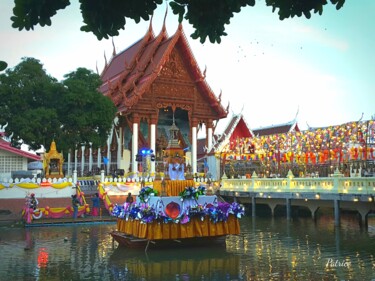 Photography titled "Wat Phra Narai Temp…" by Patrick John Bennett (Patrice), Original Artwork, Non Manipulated Photography