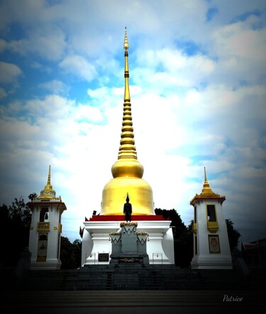 Photography titled "Temple "Evening Spl…" by Patrick John Bennett (Patrice), Original Artwork, Digital Photography