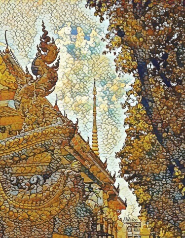 Photography titled "Temple of "Mosaic"…" by Patrick John Bennett (Patrice), Original Artwork, Digital Photography