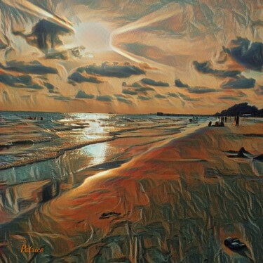 Fotografia intitulada "Sundown" por Patrick John Bennett (Patrice), Obras de arte originais, Fotografia digital