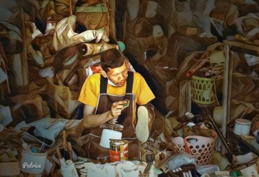 Fotografia zatytułowany „The Shoemaker” autorstwa Patrick John Bennett (Patrice), Oryginalna praca, Fotografia cyfrowa
