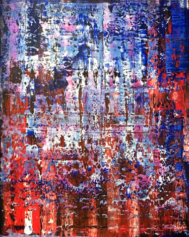 Картина под названием "Mirage" - Patrick Joosten, Подлинное произведение искусства, Акрил Установлен на Деревянная рама для…