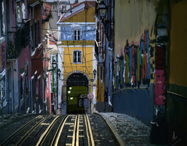 Цифровое искусство под названием "Lisbon" - Patrick Joosten, Подлинное произведение искусства, Цифровая живопись