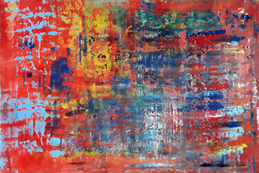 Pittura intitolato "Red sea Underwater" da Patrick Joosten, Opera d'arte originale, Acrilico