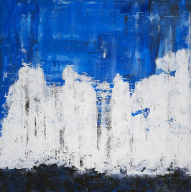 Malerei mit dem Titel "Waterfall" von Patrick Joosten, Original-Kunstwerk, Acryl