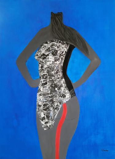 Картина под названием "Body Back" - Patrick Joosten, Подлинное произведение искусства, Акрил