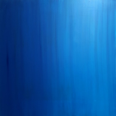 Картина под названием "Bleu Délavé" - Patrick Joosten, Подлинное произведение искусства, Акрил