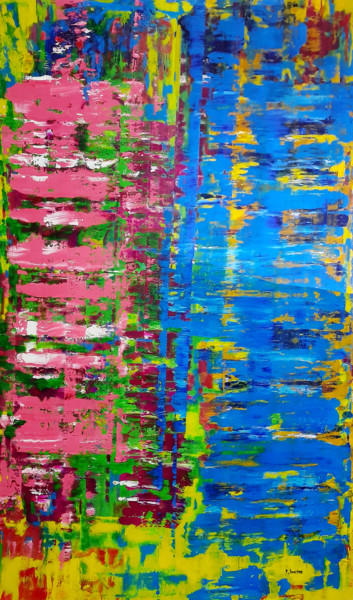 Pintura intitulada "Colors Symphony" por Patrick Joosten, Obras de arte originais, Acrílico