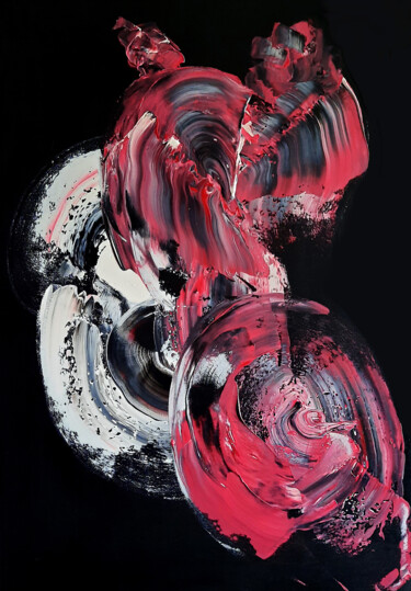 Peinture intitulée "Tourbillon" par Patrick Joosten, Œuvre d'art originale, Acrylique