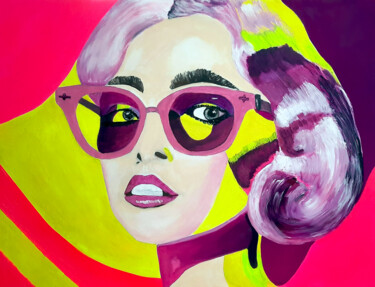 Painting titled "Marilynne" by Patrick Joosten, Original Artwork, Acrylic