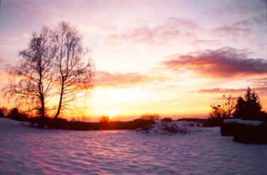 Φωτογραφία με τίτλο "Winter Sunset" από Patrick Kessler, Αυθεντικά έργα τέχνης, Φωτογραφική ταινία