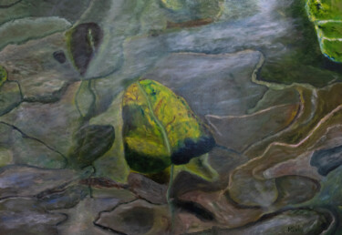 Peinture intitulée "Underwater" par Patrick Kessler, Œuvre d'art originale, Acrylique Monté sur Châssis en bois