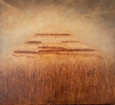 Картина под названием "Golgotha" - Patrick Lalande, Подлинное произведение искусства, Масло