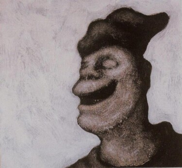 Peinture intitulée "tête de c.. toulonn…" par Patrick Lalande, Œuvre d'art originale, Huile