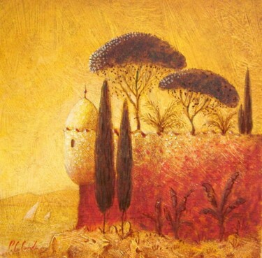 Peinture intitulée "Bellem" par Patrick Lalande, Œuvre d'art originale, Huile