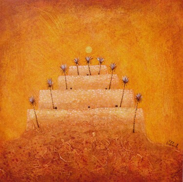 "solstice" başlıklı Tablo Patrick Lalande tarafından, Orijinal sanat, Petrol