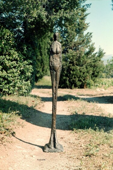 Sculpture intitulée "haitienne" par Patrick Lalande, Œuvre d'art originale