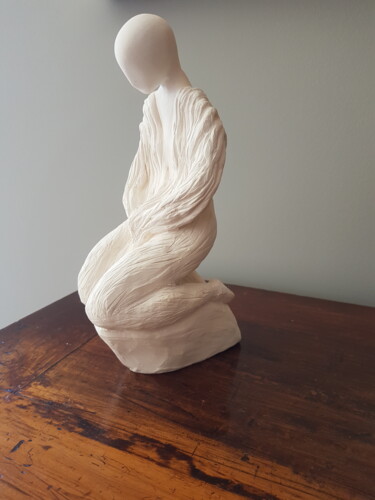 Sculpture intitulée "Zénitude" par Patrick Lameynardie, Œuvre d'art originale, Argile