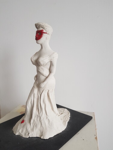 Sculpture titled "Jenny" by Patrick Lameynardie, Original Artwork, Clay