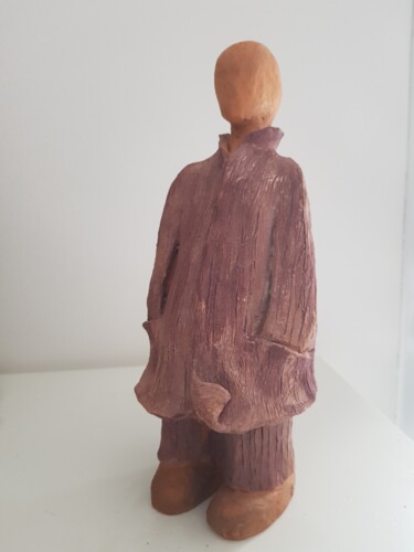 Sculpture intitulée "Ennui" par Patrick Lameynardie, Œuvre d'art originale, Argile