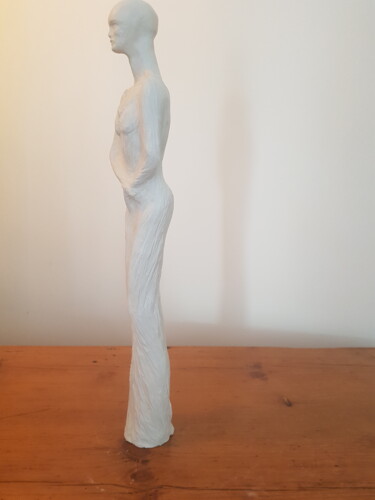 Skulptur mit dem Titel "Stella" von Patrick Lameynardie, Original-Kunstwerk, Ton