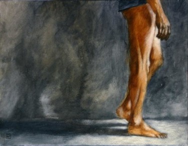 Peinture intitulée "sombra, étude II" par Patrick Laurin, Œuvre d'art originale