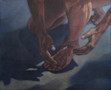 Peinture intitulée "La part de l'ombre…" par Patrick Laurin, Œuvre d'art originale