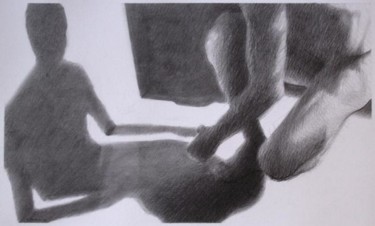 Peinture intitulée "La part de l'ombre…" par Patrick Laurin, Œuvre d'art originale