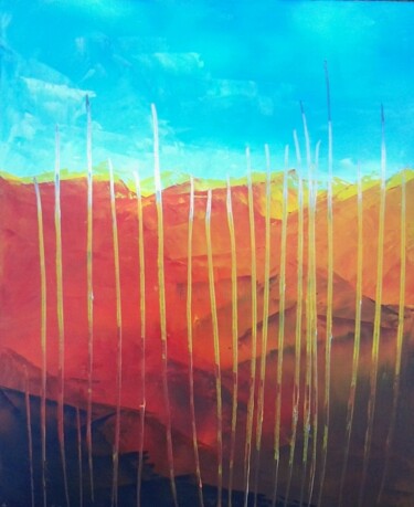 Painting titled "Colorado" by Patrick Lemoine, Original Artwork, Acrylic