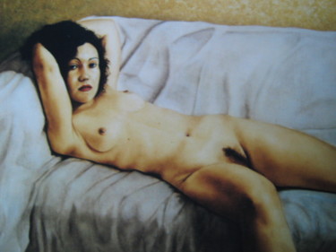 Peinture intitulée "Une petite sieste" par Patrick Lodwitz, Œuvre d'art originale, Huile