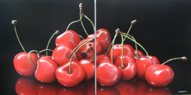 Malarstwo zatytułowany „cerises” autorstwa Patrick Lodwitz, Oryginalna praca, Olej