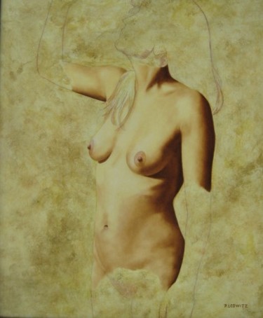 Peinture intitulée "Buste I" par Patrick Lodwitz, Œuvre d'art originale, Huile