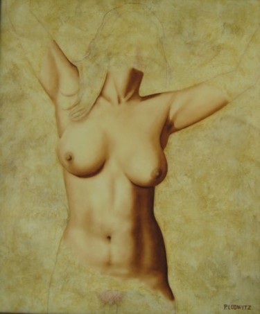 Peinture intitulée "Buste IV" par Patrick Lodwitz, Œuvre d'art originale, Huile