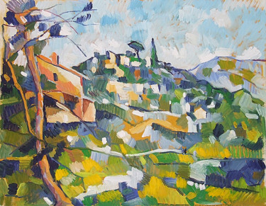 Peinture intitulée "La Provence" par Patrick Marie, Œuvre d'art originale, Huile