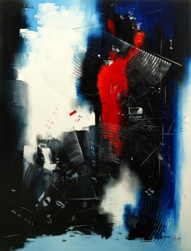Peinture intitulée "MAGNETIQUE 50" par Patrick Marin, Œuvre d'art originale, Huile