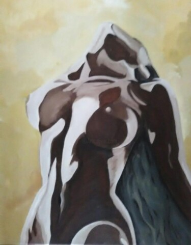 Peinture intitulée "Nue" par Patrick Martin, Œuvre d'art originale, Acrylique