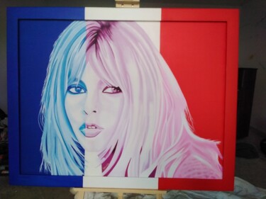 Peinture intitulée "L'ange blond" par Orccia/Roccia, Œuvre d'art originale, Huile Monté sur artwork_cat.