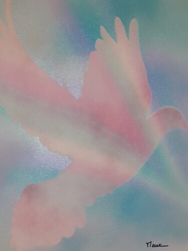 Arte digitale intitolato "La colombe" da Patrick Mauxion (MAUX), Opera d'arte originale, Lavoro digitale 2D Montato su Altro…