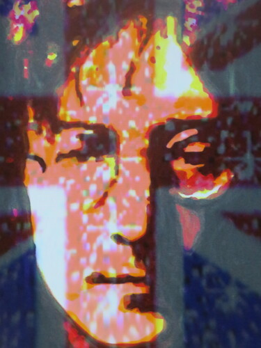 Digital Arts titled "Lennon Digital" by Patrick Mauxion (MAUX), Original Artwork, 2D Digital Work