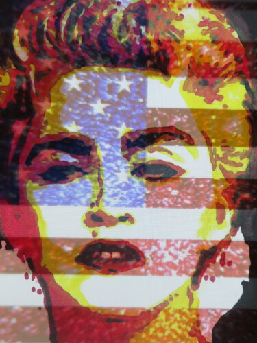 Digital Arts titled "Madonna Digital" by Patrick Mauxion (MAUX), Original Artwork, 2D Digital Work