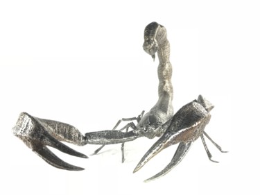 Escultura titulada "Scorpion - Sculptur…" por Patrick Médéric, Obra de arte original, Metales