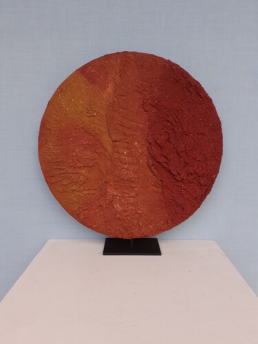 Sculpture titled "Mars ." by Patrick Neel, Original Artwork, Metals Mounted on Metal