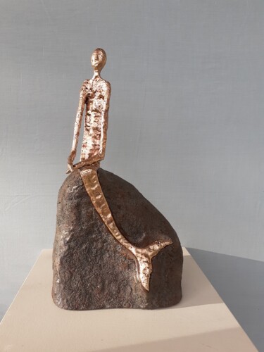 Sculpture titled "Ondine" by Patrick Neel, Original Artwork, Bronze