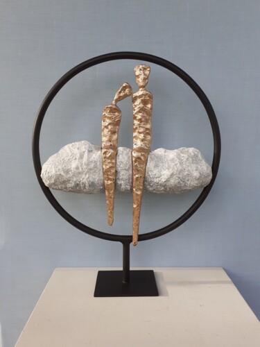 Скульптура под названием "Tristan et Iseut" - Patrick Neel, Подлинное произведение искусства, Бронза