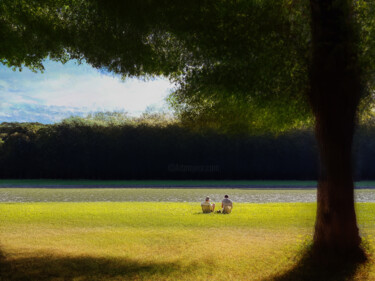 Photographie intitulée "Un après midi au pa…" par Patrick Nguyen, Œuvre d'art originale, Photographie numérique