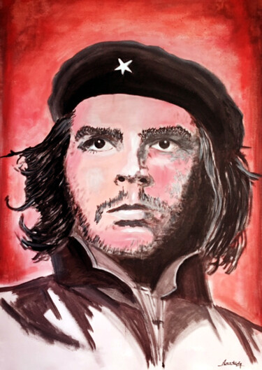 Peinture intitulée "Le Che" par Patrick Noly, Œuvre d'art originale, Acrylique