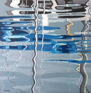 绘画 标题为“Reflets 4” 由Patrick Noly, 原创艺术品, 丙烯