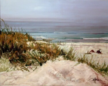 Peinture intitulée "la-mer-du-nord.jpg" par Patrick Pottelain, Œuvre d'art originale, Huile